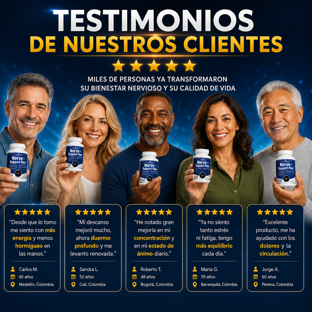 NERVIXA™ Una fórmula premium diseñada para apoyar la salud del sistema nervioso, la movilidad y el bienestar diario.