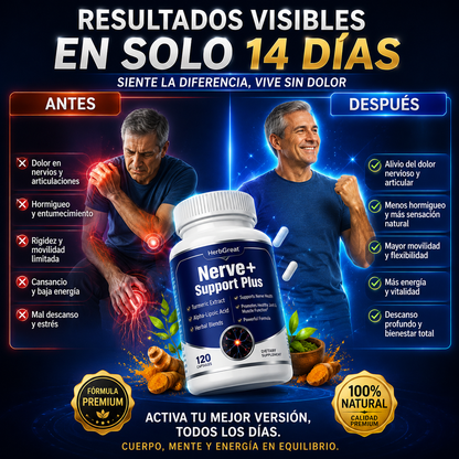 NERVIXA™ Una fórmula premium diseñada para apoyar la salud del sistema nervioso, la movilidad y el bienestar diario.